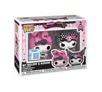 Funko Pocket Pop! Hello Kitty - (Kuromi + 20th) - K/Mystery Mini - K/Mystery,2 Pack - (SE) - Porte-clés - Mini-Figurine en Vinyle à Collectionner