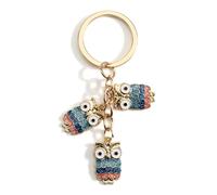 Porte-Clés Hibou, Porte-Clés Avec Un Motif Hibou Coloré, Coffret Cadeau Créatif Pour Femme, Idéal Comme Cadeau D'anniversaire Ou Gage D'amitié, Parfait Pour Petite Amie Ou Sœur