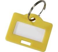 Porte-clés, HMF 1800, 2,9 x 2,5 x 0,26 cm jaune