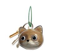 Porte-Clés Hommage Animal,Bocal de Stockage pour Poils de Chat - Bocal Porte-Clés Pendentif pour Collection de Charmes Sac à Main Portefeuille Femme Homme