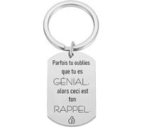 Porte clés Homme Femme Cadeau Anniversaire pour Amitié Meilleure Amie Pour Fils Fille Copain Copine Frere Collègue, Cadea u De Courage Porte clés Ca deau Amie C adeaux De Motivation