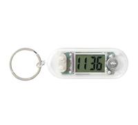 Porte-clés horloge numérique - Montre de poche - Mini horloge de table - Minuteur électronique portable pour préparation d'examen, bibliothèque, salle d'études