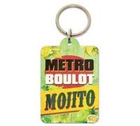 Porte Clés Humoristique Plaque - Métro, Boulot, Mojto G