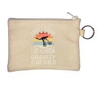 Porte-clés I Don't Crash I Do Random Gravity Checks - Beige