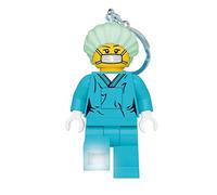 Porte-clés Iconique Lumineux Lego - Surgeon Chirurgie - Figurine de 76 mm de Hauteur (KE178H) - 2 Piles CR2025 incluses