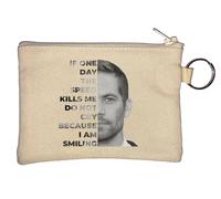 Porte-clés If One Day The Speed Kills Me Do Not Cry - Beige