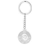 Porte-clés Œil d'Horus Ankh Croix Clé de vie Scarabée Porte-clés Ancienne Égypte Cartouche Amulette Égypte Symbole Bijoux (argent)