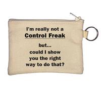 Porte-clés I'm Not A Control Freak But Could I Show You How to Do It Beige