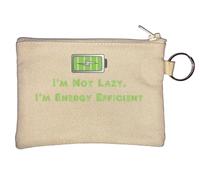Porte-clés I'm not Lazy I'm Energy Efficient Beige, beige, Taille unique