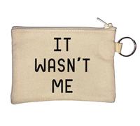 Porte-clés « It Wasn't Me » Beige