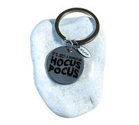 Porte-clés « It's Just a Bunch of Hocus Pocus » en acier inoxydable gravé