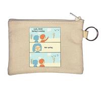 Porte-clés It's Not Spring It's World War 3 Beige
