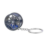 Porte-clés jantes | Remorque à roues | Porte-clés en métal modèle de pièce automobile pour clés de voiture | Jante miniature en aluminium en de zinc pour sacs à dos et sacs | Cadeau pour les f