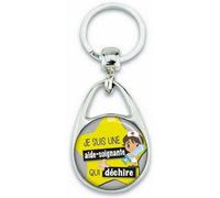 Porte clés je suis une aide soignante qui déchire