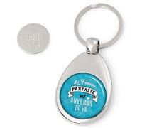 Porte clés jeton de caddie Auxiliaire de Vie