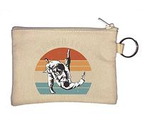 Porte-Clés Judo Murder Yoga Rétro Art Porte-monnaie Beige