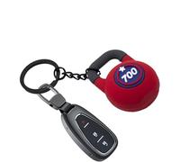Porte-clés Kettlebell - Porte-clés de gym, pendentif créatif en PVC, accessoire d'entraînement miniature | Décoration élégante à suspendre pour sac à dos pour hommes et femmes, sport, voyage