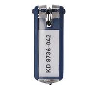 DURABLE Porte-clés Key Clip 195707 – bleu – 6 pièces