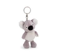 Porte-clés Koala Barry 10cm Gris - Pendentif Animal avec Anneau métallique pour accrocher aux clés, à la Corde, au Sac et Plus Encore