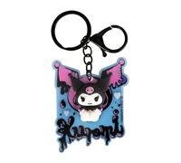 Porte-clés Kuromi - Adorable Anime Merch pour une décoration kawaii et anime - Design de haute qualité pour les amateurs d'accessoires mignons - Idéal pour les fans de Sanrio