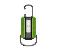 Porte-clés lampe torche LED - Mini lampe torche à utiliser | ABS + coque en polycarbonate avec batterie rechargeable USB, 6 modes d'éclairage pour course de nuit, camping, panne de courant, cyclisme