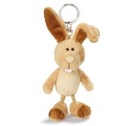 NICI Porte-clés Lapin 10cm Marron - Pendentif Animal avec Anneau métallique pour accrocher aux clés, à la Corde, au Sac et Plus Encore
