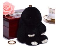 Porte-Clés Lapin Animé 14/18cm, Cadeaux, Lapin En Peluche Pour Sac, Poupée Jouet Simulation, Pompon Moelleux, Jolis Pendentifs De Voiture