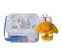 Porte-clés lapin en peluche - Porte-clés en forme de lapin avec boîte | Porte-clés avec pendentif lapin de Pâques | Sac fourre-tout pour femme et fille - Pendentif lapin doux pour l'école, les