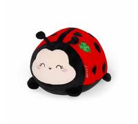 Legami - Super Soft! Peluche, Motif Ladybug, Format Mini, avec Carte d'identité Personnalisable, Tient Debout Tout Seul, 14 x 15 x 12 cm