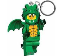 LEGO Porte-clés lumineux KE224H – Costume dragon vert – Figurine 7,6 cm