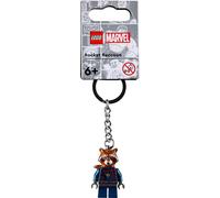 Porte-clés LEGO - Rocket Raccoon, jeu de construction, 6 ans, plastique, 13 g