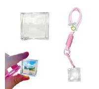 Porte-clés lentille et miroir stylisé Pixel, cadeau du jeu Pixel Filter & Miner World - Compatible avec les appareils Pixel