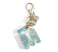Porte-Clés Lettre Avec Pendentif Papillon Et Pompon Pour Femme, Cadeaux Pour Sœur, Amis, Cadeaux D'anniversaire Pour Maman, Porte-Clés Uniques, Frauen Geschenkideen (M)