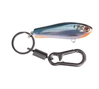 Porte-clés leurres de pêche - Mini ornement en métal, réplique de poisson réaliste, accessoire de sac à dos portable, décoration élégante de nouveauté | Pour les trajets quotidiens, les voyages