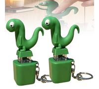 Porte-clés lézard sonore, Nouveau Clavier for Adultes, Jouet Anti-Stress Rechargeable avec lumières colorées, Anti-anxiété et Divertissement sensoriel(#A-2)