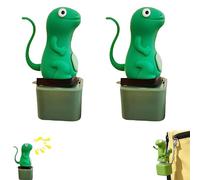 Porte-clés Lézard Sonore, Porte-clés Bouton Lézard, Jouet Rechargeable pour Soulager L'anxiété, À Utiliser Au Bureau Ou en Voyage, Anti-Stress Portable pour Soulager L'anxiété (2 pièces-d)