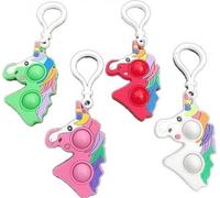 Porte-clés licorne anti-stress MIX