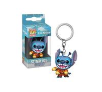 Porte-clés - LILO & STITCH - Stitch avec blaster - Vinyle - Bleu - Enfant/Mixte
