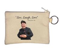 Porte-clés Live Laugh Love Kim Jong Un - Beige