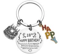 Porte-clés Lucky Charms pour le 18e anniversaire, cadeaux d'anniversaire pour garçons/filles, amis, fils et filles