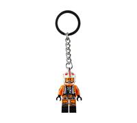 LEGO Star Wars Luke Skywalker 854288 Porte-clés figurine pilote, Orange, S