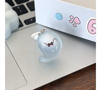 Porte-clés lumineux 3D en résine avec pendentif elfe pour sac ou accessoires clés (03)