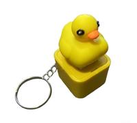Porte-clés lumineux en forme de canard pour soulager l'anxiété (canard)