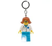 Porte-clés Lumineux Lego Iconic Doctor - Figurine de 76 mm de Hauteur (KE185) - 2 Piles CR2025 incluses