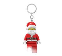 Porte-clés lumineux LEGO Iconic Santa - Cadeaux pour enfants - Figurine de 76 mm de hauteur (KE189) - 2 piles CR2025 incluses