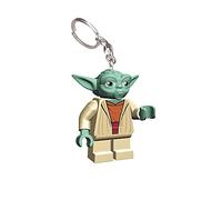 Porte-clés lumineux LEGO Star Wars - Yoda avec éclairage LED - Figurine de 57 mm de hauteur (KE11H) - 2 piles CR2025 incluses