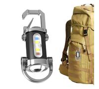 Porte-clés lumineux - Petite lampe de poche LED, lampe lumineuse avec 3 modes, lampe torche rechargeable, taille de poche pour la nuit, la randonnée, le camping, les fêtes