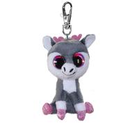 porte-clés Lumo renne Poro gris 8,5 cm