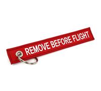 Porte-clés « Made in Jet Tag » - Motif drapeau de pays - Matériau robuste et solide - Remaillé avec des drapeaux de pays élégants S142-2 (Remove before flight)