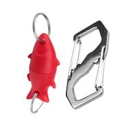 Porte-clés magnétique à libération rapide, crochet avec boucle de verrouillage, crochet de boucle de verrouillage à vis de support d'atterrissage magnétique - Aimant de truite Porte-clés à libération